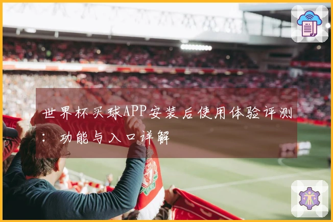 世界杯买球APP安装后使用体验评测：功能与入口详解