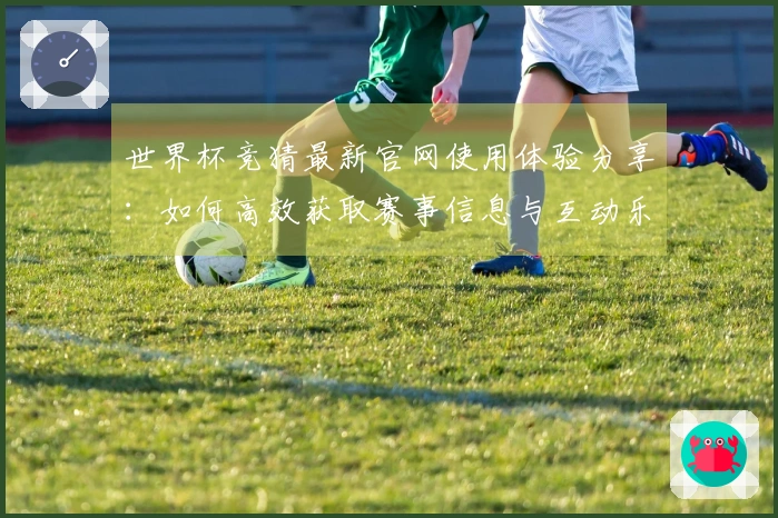 世界杯竞猜最新官网使用体验分享：如何高效获取赛事信息与互动乐趣